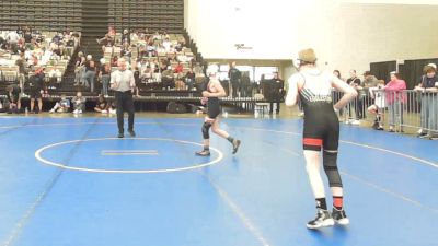 82-J lbs Quarterfinal - Devin Eggleston, Xtreme Wrestling vs Brayden Lieberman, Northampton
