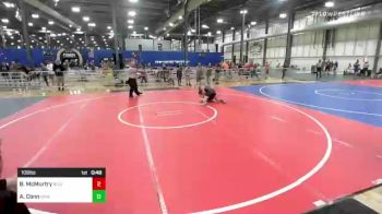 109 lbs Final - Brady McMurtry, BullTrained Wrestling vs Airic Conn, Hammer Time Wrestling Academy