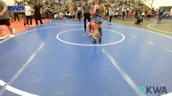 200 lbs Rr Rnd 1 - Astri Cabrera, Warner Eagles Youth Wrestling vs Madison Derryberry, Viking Wrestling Club