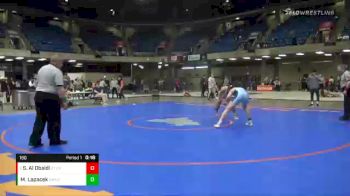 160 lbs 1st Place Match - Sedeeq Al Obaidi, Wheaton Warrenville South vs Matt Lapacek, Downers Grove South