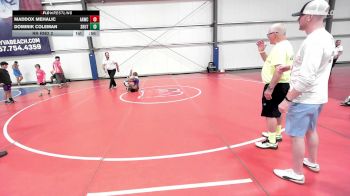 90 lbs Rr Rnd 2 - Maddox Mehalic, All-American Wrestling Club MS vs Dominik Coleman, Team Shutt Dethrone