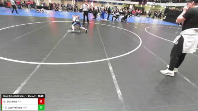 Boys 3rd-4th Grade - 71 Champ. Round 2 - Graham Schares, Immortal Athletics WC vs George Loeffelholz, Moen Wrestling Academy