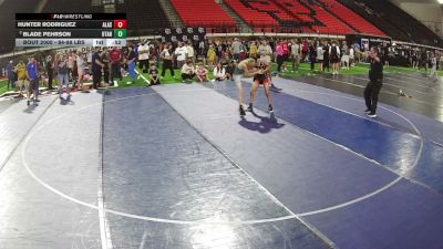 84-88 lbs 2nd Place Match - Blade Pehrson, Utah vs Hunter Rodriguez, Alaska