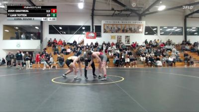 149 lbs Cons. Round 3 - Liam Totten, Adrian vs Josh Graybeal, Olivet