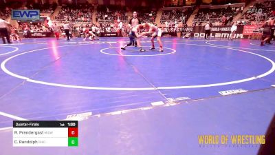 100 lbs Quarterfinal - Ryan Prendergast, Midwest RTC vs Chase Randolph, Ohio Crazy Goats