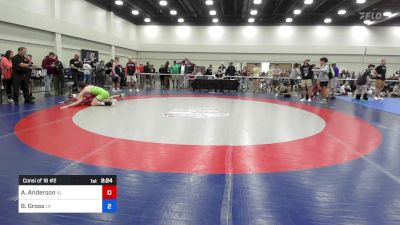 157 lbs Consi Of 16 #2 - Andrew Anderson, Alabama vs Brock Gross, Louisiana