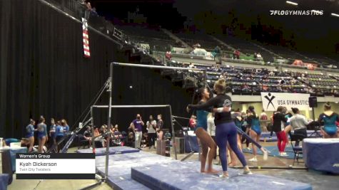 Kyah Dickerson - Women's Group, Twin City Twisters - 2021 Women's Xcel Region 4 Championships