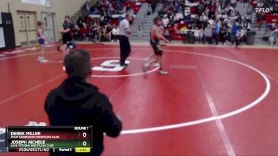 100 lbs Round 1 - Joseph Aichele, Lake Stevens Wrestling Club vs Derek Miller, Team Aggression Wrestling Club