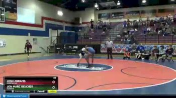 132 lbs Round 4 - Josh Abrams, Huntsville vs Jon Marc Belcher, Hoover