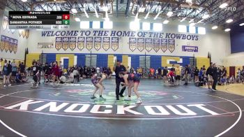 120 lbs Champ. Round 1 - Samantha Pothier, Haines City High School vs Nova Estrada, SOT / DOZ