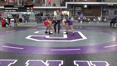 125 lbs Round 2 (4 Team) - Jase Van Pelt, Cornell College vs Dominick Marre, Central