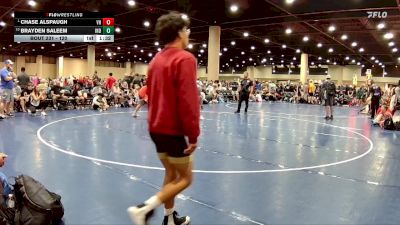 120 lbs Champ. Round 3 - Chase Alspaugh, Vancleave HS vs Brayden Saleem, Independent