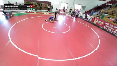190 lbs Round 2 - Darpan Shrestha, Gahr High School vs Andres Alonso, Falcons Wrestling Club