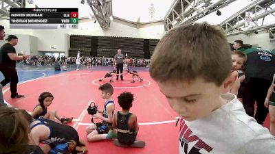 44 lbs Rr Rnd 4 - Tristian Menendez, Williamstown K3 vs Hunter Mongan, Clearview K3