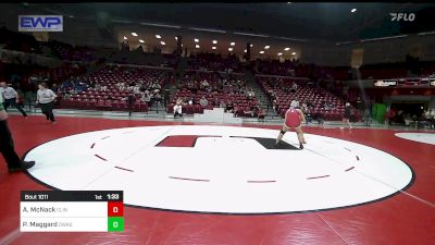 155 lbs Final - Amitria McNack, Clinton High School Girls vs Payton Maggard, Owasso Girls HS