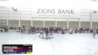 63 lbs Cons. Semi - Houston Jensen, Aviator Grappling Academy vs Bryan Zorn, Fremont Wrestling Club