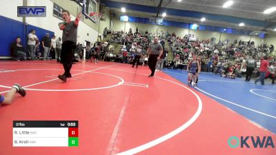 37 lbs Final - Ryder Little, Salina Wrestling Club vs Benjamin Kroll, Raw Wrestling Club