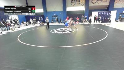 133 lbs Champ. Round 1 - Vincent Ziccardi, Washington & Lee vs Heath Burks, Shenandoah University
