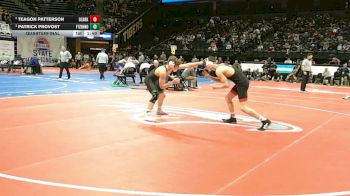 144 Class 4 lbs Quarterfinal - Teagon Patterson, Ozark vs Patrick Provost, Ft. Zumwalt North