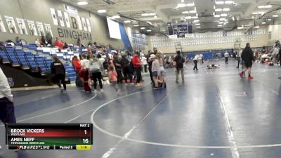 115 lbs 5th Place Match - Ames Neff, Timpanogos Wrestling vs Brock Vickers, Westlake