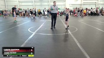 48 lbs Round 3 (6 Team) - Carson Shaffron, Armory Athletics vs Cohen McCray, Jacket WC