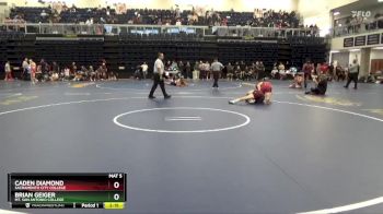 157 lbs Quarterfinal - Caden Diamond, Sacramento City College vs Brian Geiger, Mt. San Antonio College