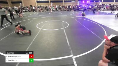 61 lbs Round Of 16 - Coy Maldonado, Blackcat WC vs Jaxon Sedillo, LV Bears WC