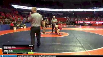 3 lbs Champ. Round 1 - Brenden Rayl, Granite City vs Evan Gosz, Palatine (Fremd)