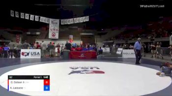 62 lbs Semifinal - David Dotson Ii, Eastern Sabers Wrestling vs Aiden Lazcano, Total Kaos