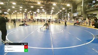 95 lbs Consi Of 32 #2 - Uriah Tippos, RI vs River Maynard, VA