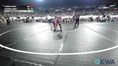 132 lbs Round Of 16 - Samuel Perez, Grove Takedown Club vs JoAngel Jones, Aztec Grappling Academy