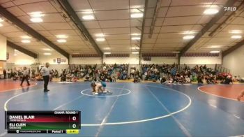 132 lbs Cons. Round 3 - Eli Clem, Sheridan vs Daniel Blair, Thermopolis