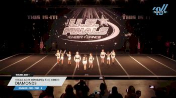 Texas Aces Tumbling and Cheer - Diamonds [2023 L1.1 Tiny - PREP - B Day 1] 2023 The U.S. Finals: Galveston