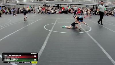 56 lbs Round 1 (6 Team) - Declan Bradigan, Revival Uprising Pink vs Elijah Torres, Mat Warriors Red