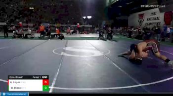 3A 285 lbs Cons. Round 1 - Donald Riess, Bonners Ferry vs Alex Lopez, Gooding