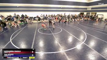 77 lbs Round 1 (6 Team) - Alexandra Maiolo, Utah 2 vs Tasi Boots, Oregon