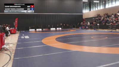 57kg 1st Place Match - Zakir Ibrahimkheil, Brock WC vs Javier Tonita-Charriez, Advanced Wrestling Club