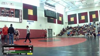 138 lbs Round 2 - Elijah Lopez, Brookside vs Chase Zdesar, Chagrin Falls