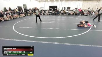 112 lbs Round 3 (6 Team) - Brooklyn Doti, Minooka vs Brenalen Fredriksen-Holm, Bemidji