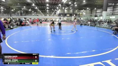 126 lbs Semis (4 Team) - Rafael Otero, GRAPPLERS GARAGE vs Hayden Mayo, GROUND UP USA