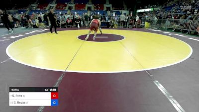 157 lbs Cons 16 #1 - Silas Stits, IN vs Gavin Regis, UT