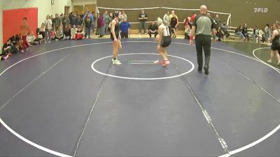 105 lbs Cons. Round 4 - Maya Ferguson, Newberg vs Izabella Perez, Union