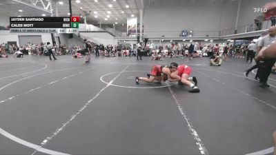 157 lbs Semis & 1st Wrestleback (8 Team) - Jayden Santiago, BECA vs Caleb Mott, Barn Brother WC