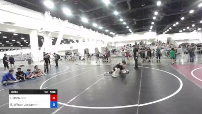 82 lbs Rr Rnd 3 - Isaiah Baca, Juggernaut WC vs Bradyn Wilson Jordan, Mat Demon WC