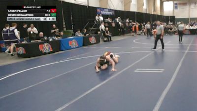 120 lbs Semis & 1st Wrestleback (8 Team) - Gavin Schwarting, Columbus vs Kasen Pelzer, Papillion-LaVista