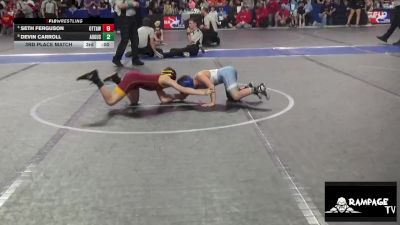 76 lbs 5th Place Match - Mason Pruitt, Girard Matside vs Kevin Salgado, Gray County