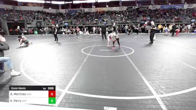 65 lbs Consolation - Angelo Martinez, Nebraska Wrestling Academy vs Kayden Perry, King Select