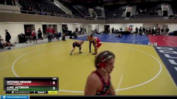 220 lbs Cons. Round 2 - Luke Jacobson, New Prague vs Antonio Menard, Lakeville North