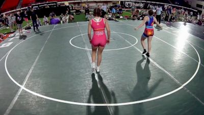 130 lbs Taylor Lay, Montana Banditry HS Girls vs Brenlie Peacock, Oklahoma 2 HS Girls