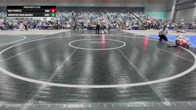 49 lbs Round Of 16 - Kai Fusco, Sandpoint Legacy Wrestling Club vs Weston Molinaro, Rising Sun Wrestling Club